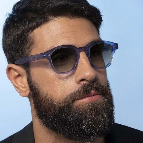 Lunettes Epos style Vintage Made in Italie montures cristal transparentes